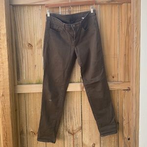 Gap, Premium Skinny jeans in Army/olive Green, Size 6